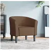 Image de Chaise cabriolet marron tissu
