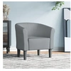 Image de Chaise cabriolet gris clair tissu