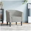 Image de Chaise cabriolet gris clair velours