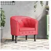 Image de Chaise cabriolet rouge similicuir