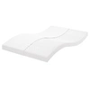 Image de Matelas mousse 140x190 cm accueil ferme soutien moelleux epaisseur 10 cm 7 zones housse de matelas