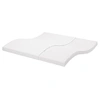Image de Matelas mousse 200x200 cm accueil ferme soutien souple epaisseur 10 cm 7 zones housse de matelas