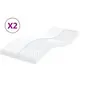 Image de Matelas mousse 2x100x200 cm accueil ferme soutien ferme epaisseur 10 cm 7 zones housse de matelas