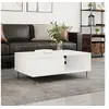Image de Table basse blanc 90x60x35 cm bois d'ingénierie827060