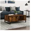 Image de Table basse chêne fumé 90x60x35 cm bois d'ingénierie827073