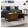 Image de Table basse chêne marron 90x60x35 cm bois d ingénierie