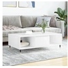 Image de Table basse blanc 104x60x35 cm bois d'ingénierie827076