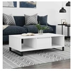 Image de Table basse blanc 104x60x35 cm bois d'ingénierie827092