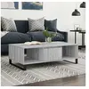 Image de Salontafel 104x60x35 cm bewerkt hout grijs sonoma827098