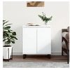Image de Buffet, Armoire Latérale avec Pieds, Meuble de Rangement, Organisateur de Salon Salle de Séjour Intérieur, Blanc Bois d'Ingénierie 827164