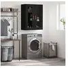 Image de Armoire murale noir 69,5x34x90 cm828453