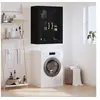 Image de Armoire murale noir 69,5x34x90 cm