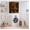 Image de Armoire murale chêne fumé 69,5x34x90 cm