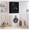 Image de Armoire murale noir 69,5x34x90 cm828469