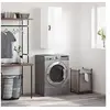 Image de Armoire murale blanc brillant 34,5x34x90 cm828830