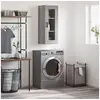 Image de Armoire murale sonoma gris 34,5x34x90 cm