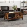 Image de Table basse chêne fumé 90x50x40 cm bois d'ingénierie829217
