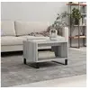 Image de Table Basse, Table d'Appoint avec Pieds, Bout de Canapé avec Rangement, Meuble de Salle de Séjour, Moderne, Sonoma Gris Bois d'Ingénierie