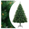 Image de Sapin de Noël artificiel à charnières avec support 240 cm