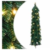 Image de Arbre de Noël Artificiel avec 45 LED, Sapin de Noël avec Support, Décoration de Vacances, Ornement de Fête Intérieur Extérieur, 90 cm 357689