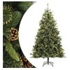 Image de -Arbre de Noël artificiel-avec-charnières-et-cônes-de-pine-210-cm