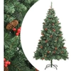Image de Sapin de Noël artificiel avec pommes de pin et baies 240 cm