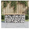 Image de Banc de jardin design de gabion 103x31,5x42 bois massif de pin, siège de jardin, banc de parc, banc de pique-nique 834350