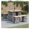 Image de Tuinbank schanskorfontwerp 100x102x72 cm massief grenenhout834371