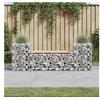 Image de Banc de jardin design gabion 183x41x60,5 cm bois massif douglas 834388