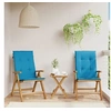 Image de Tuinstoelen 2 st verstelbaar met kussens massief teakhout3196437