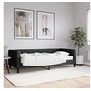 Image de Slaapbank met matras 90x200 cm stof zwart3196562