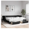 Image de Lit de Jour avec Lit Gigogne et Tiroirs, Canapé-lit avec Rangement, Lit d'Invité, Meuble de Chambre à Coucher Salon, 3196616