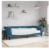 Image de Slaapbank met matras 100x200 cm fluweel blauw3196673