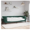 Image de Slaapbank met matras 100x200 cm fluweel donkergroen3196676