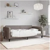 Image de Slaapbank met matras 100x200 cm stof taupe3196806