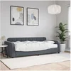 Image de Matelas mousse 90x200 cm housse de matelas Non specifie zones