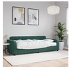 Image de Slaapbank met matras 90x200 cm fluweel donkergroen3196907