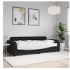 Image de Slaapbank met matras 90x200 cm fluweel zwart3196909