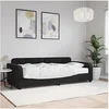 Image de Slaapbank met matras 90x190 cm fluweel zwart3196920