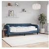 Image de Slaapbank met matras 80x200 cm fluweel blauw3197031