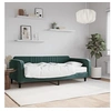 Image de Slaapbank met matras 100x200 cm fluweel donkergroen3197048