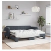 Image de Lit de Jour avec Lit Gigogne, Canapé-lit, Lit d'Invité, Meuble de Chambre à Coucher Salle de Séjour, Moderne, Gris 3197064