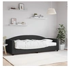 Image de Slaapbank met matras 90x200 cm stof zwart3197172