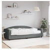 Image de Slaapbank met matras 100x200 cm stof donkergrijs3197176
