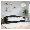 Image de Slaapbank met matras 90x200 cm fluweel zwart3197281