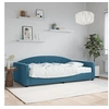 Image de Slaapbank met matras 100x200 cm fluweel blauw3197283