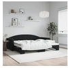 Image de Slaapbank met onderschuifbed 90x200 cm fluweel zwart3197305