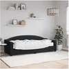 Image de Slaapbank met matras 80x200 cm stof zwart3197509
