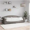 Image de Slaapbank met matras 80x200 cm stof taupe3197510