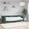 Image de Slaapbank met matras 80x200 cm fluweel donkergroen3197742